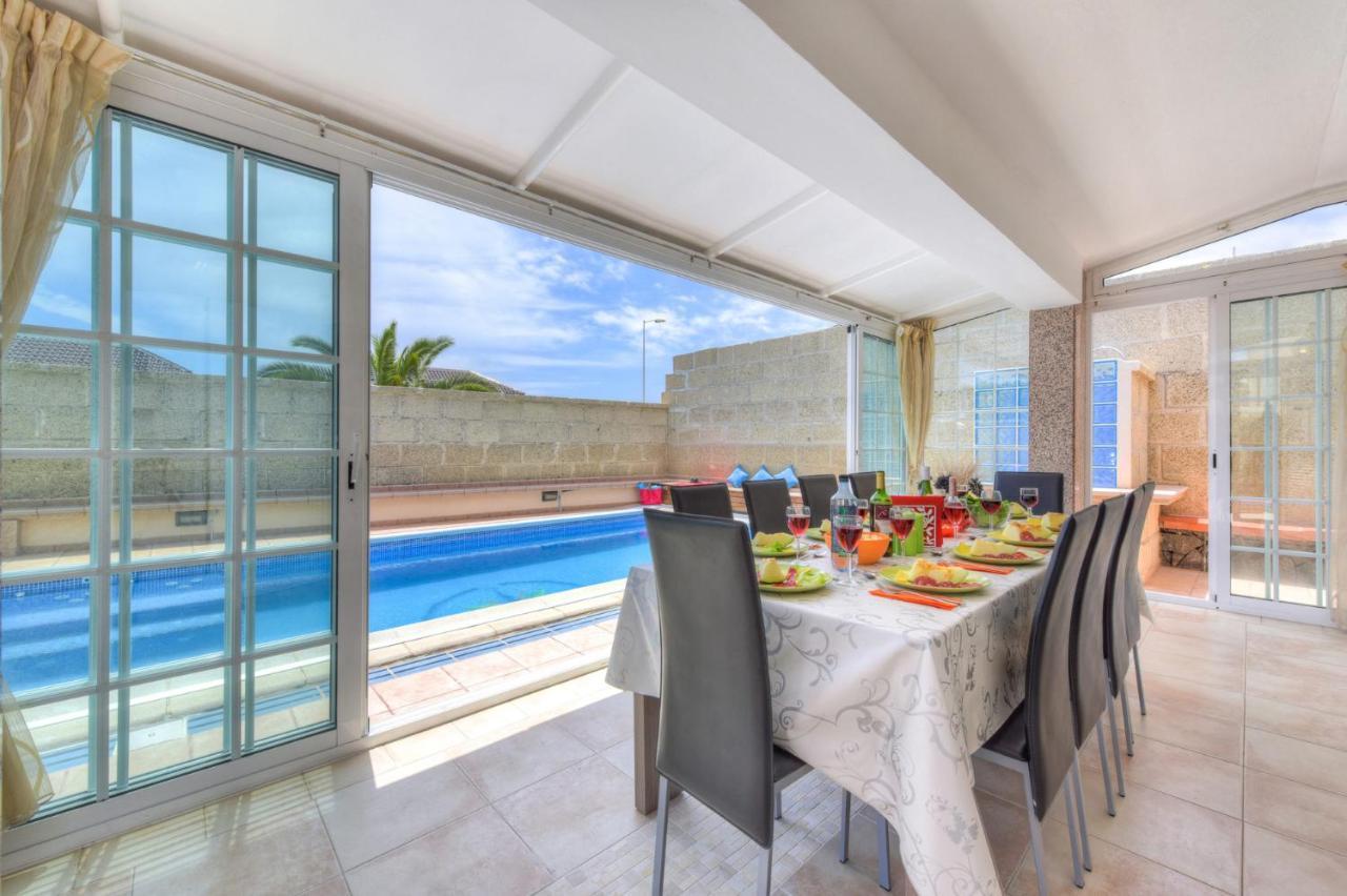 Villa Teide Sol Con Piscina Climatizada, Playa Fanabe, Costa Adeje מראה חיצוני תמונה