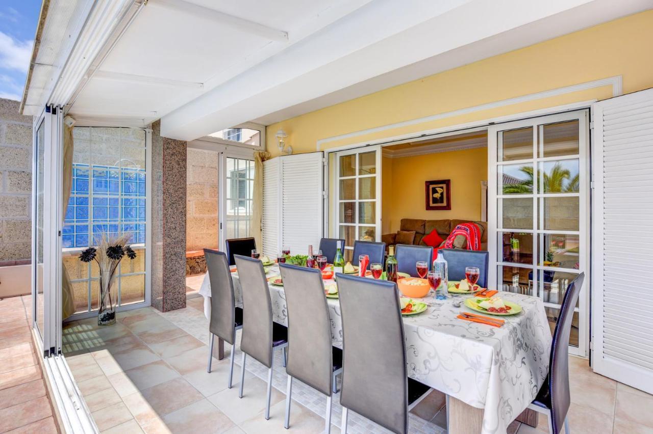 Villa Teide Sol Con Piscina Climatizada, Playa Fanabe, Costa Adeje מראה חיצוני תמונה