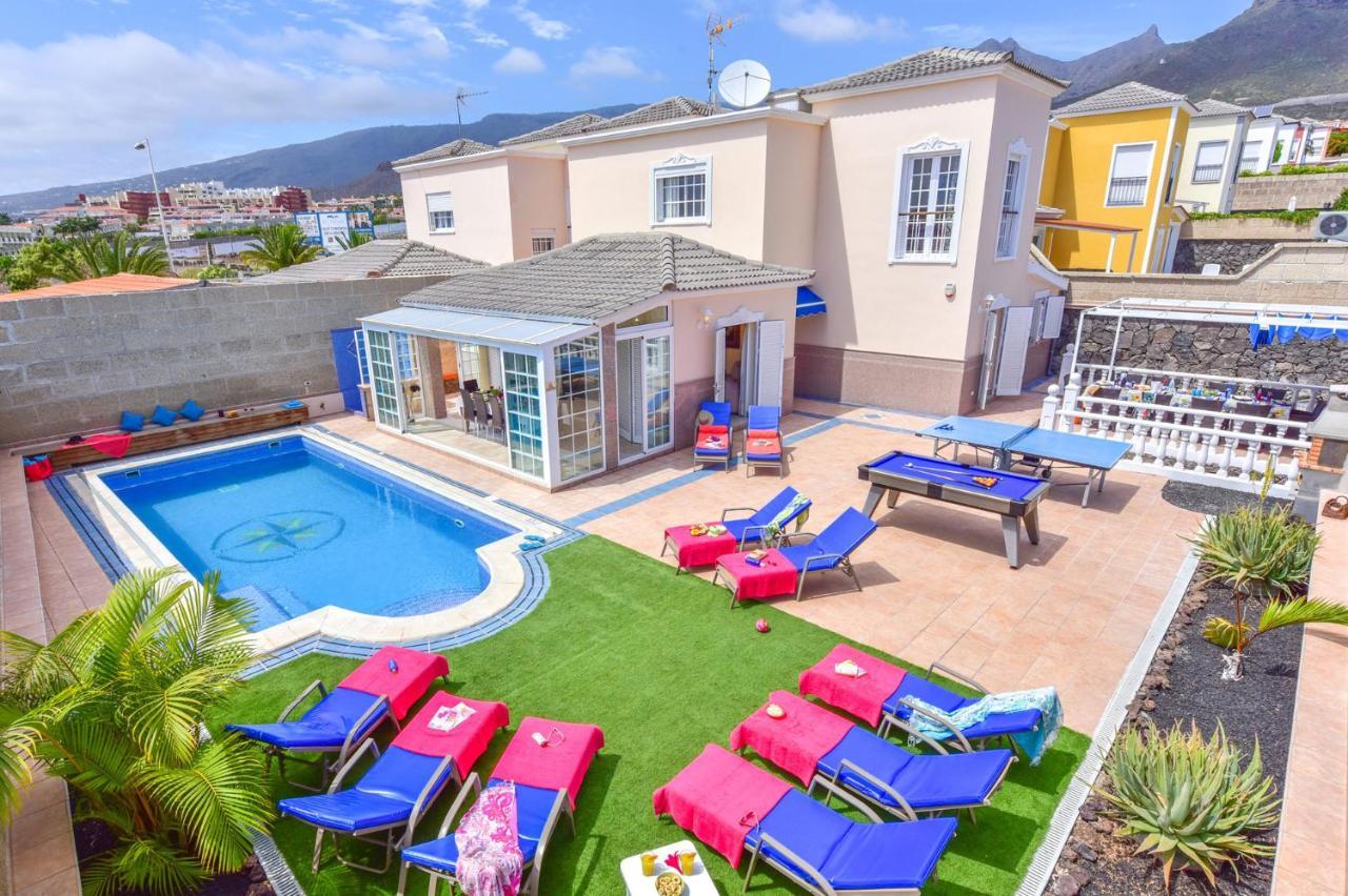 Villa Teide Sol Con Piscina Climatizada, Playa Fanabe, Costa Adeje מראה חיצוני תמונה