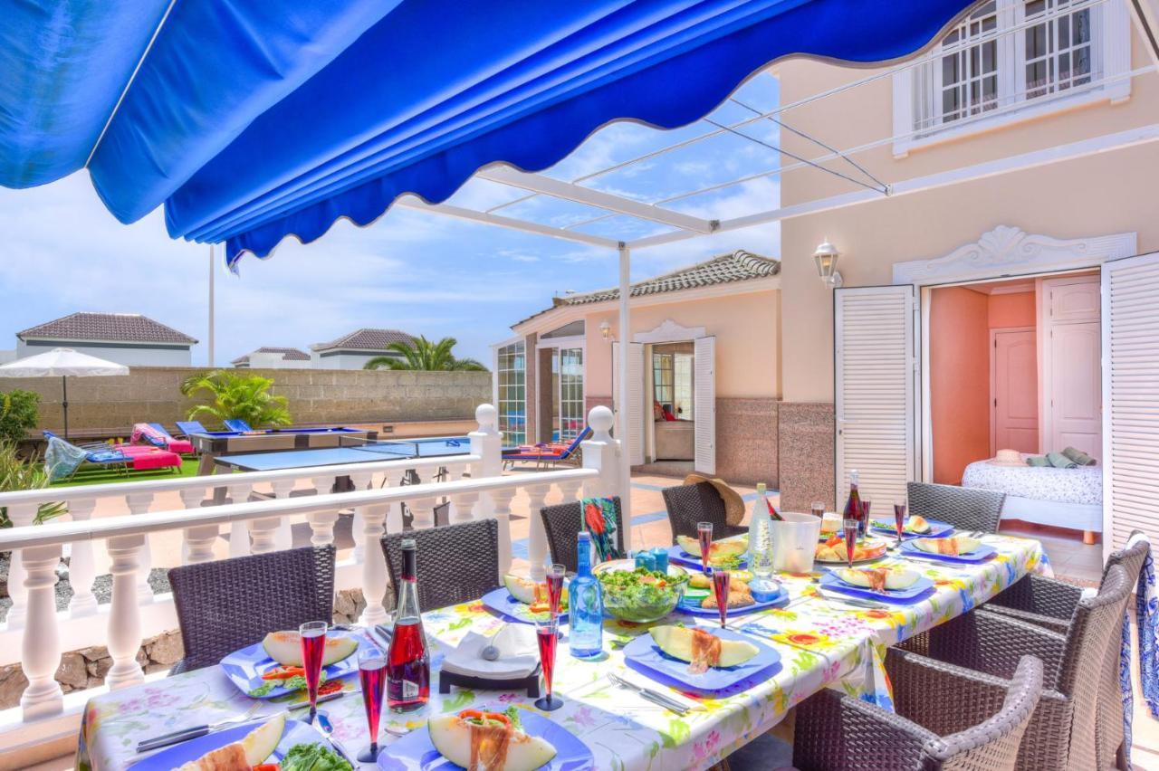 Villa Teide Sol Con Piscina Climatizada, Playa Fanabe, Costa Adeje מראה חיצוני תמונה
